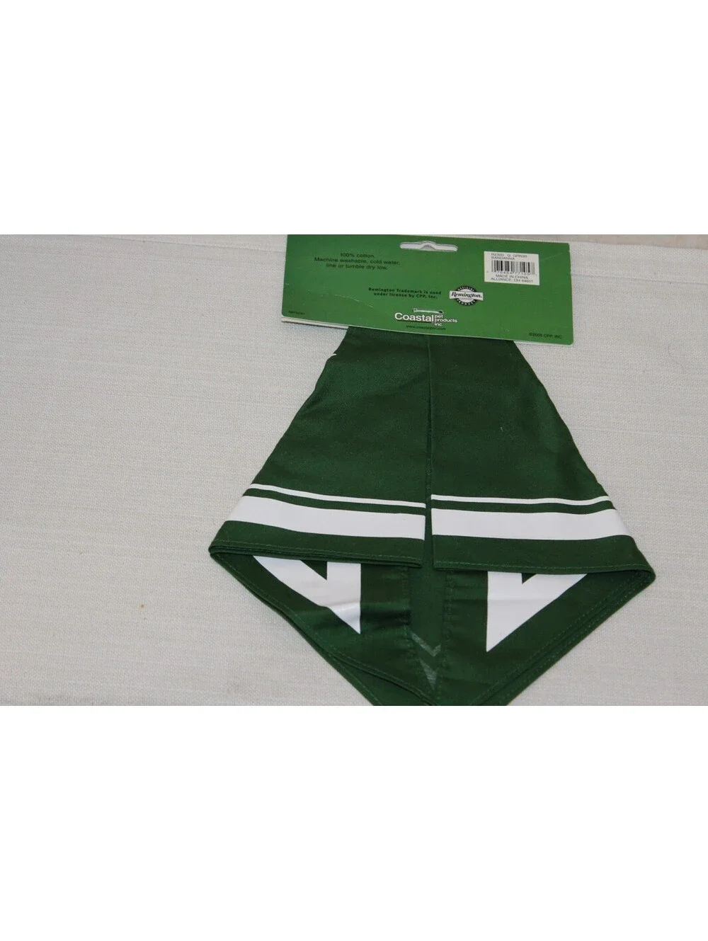 NEW Remington Sporting Dog Green Cotton Bandanna Hunting Dog Logo